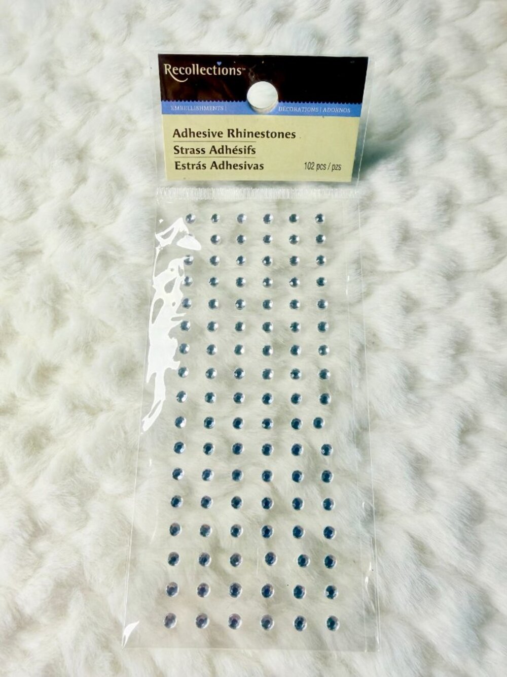 Recollections Adhesive Rhinestones 102 pc